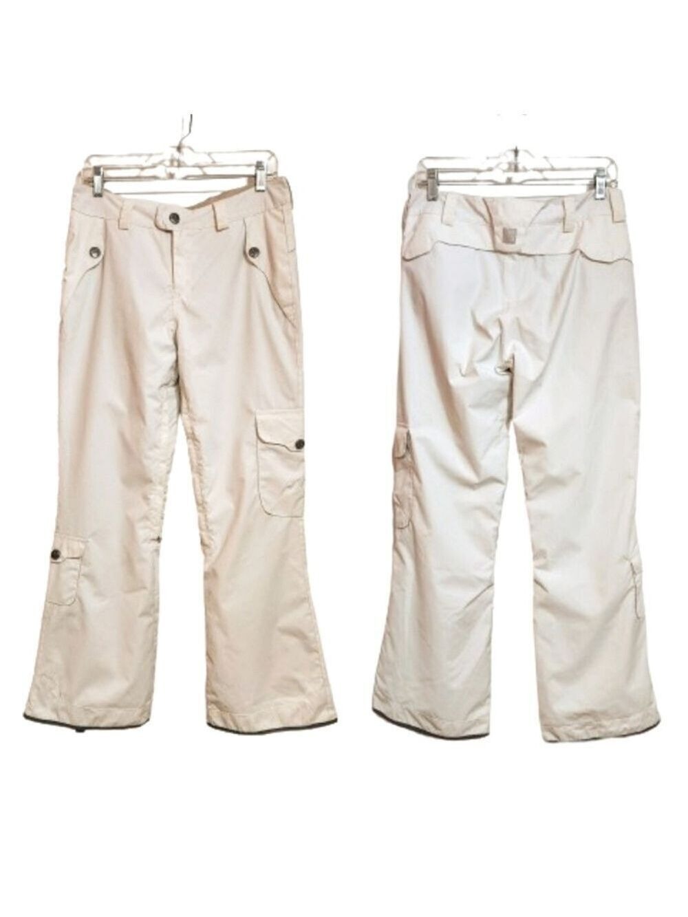 Millennium Three White Cargo Ski Snowboard Pants Medium